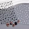 1/3/5Pcs Laser Gold Silver Star Stickers Cute Starburst Nail Art Decoration Stickers for Scrapbooking Journal Stationery