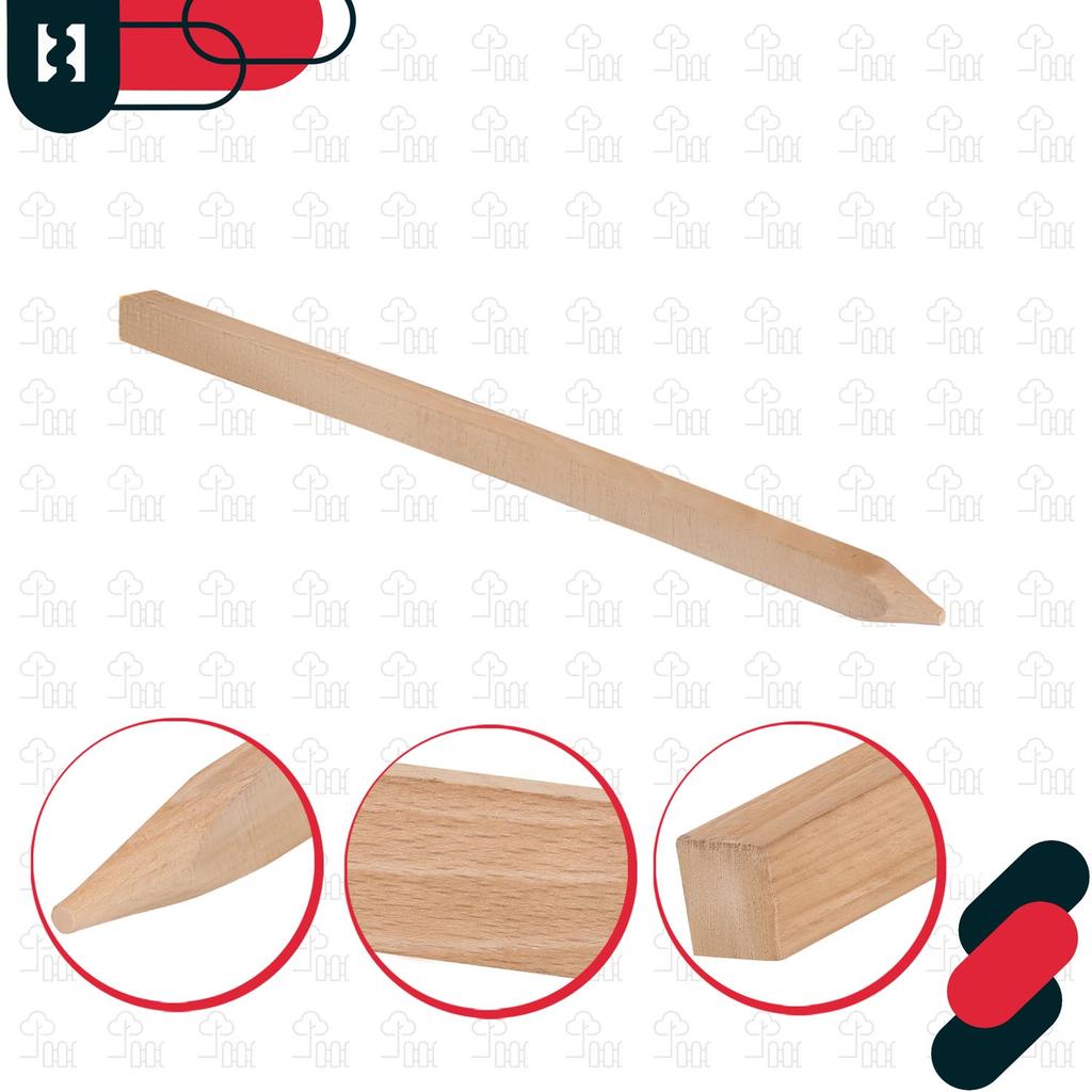 Kotarbau® Wooden Tomato Vegetable Garden Stakes Support For Shrub Trees 25 Cm Set Of 20