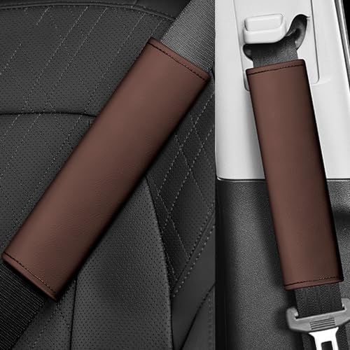 

DKJLSTORE Ремень безопасности, Чехол на ремень безопасности, Накладка на плечо ремня безопасности, Наплечник, Экологичная ПУ кожа, Защитный, Наплечник, Снижает давление, Подходит