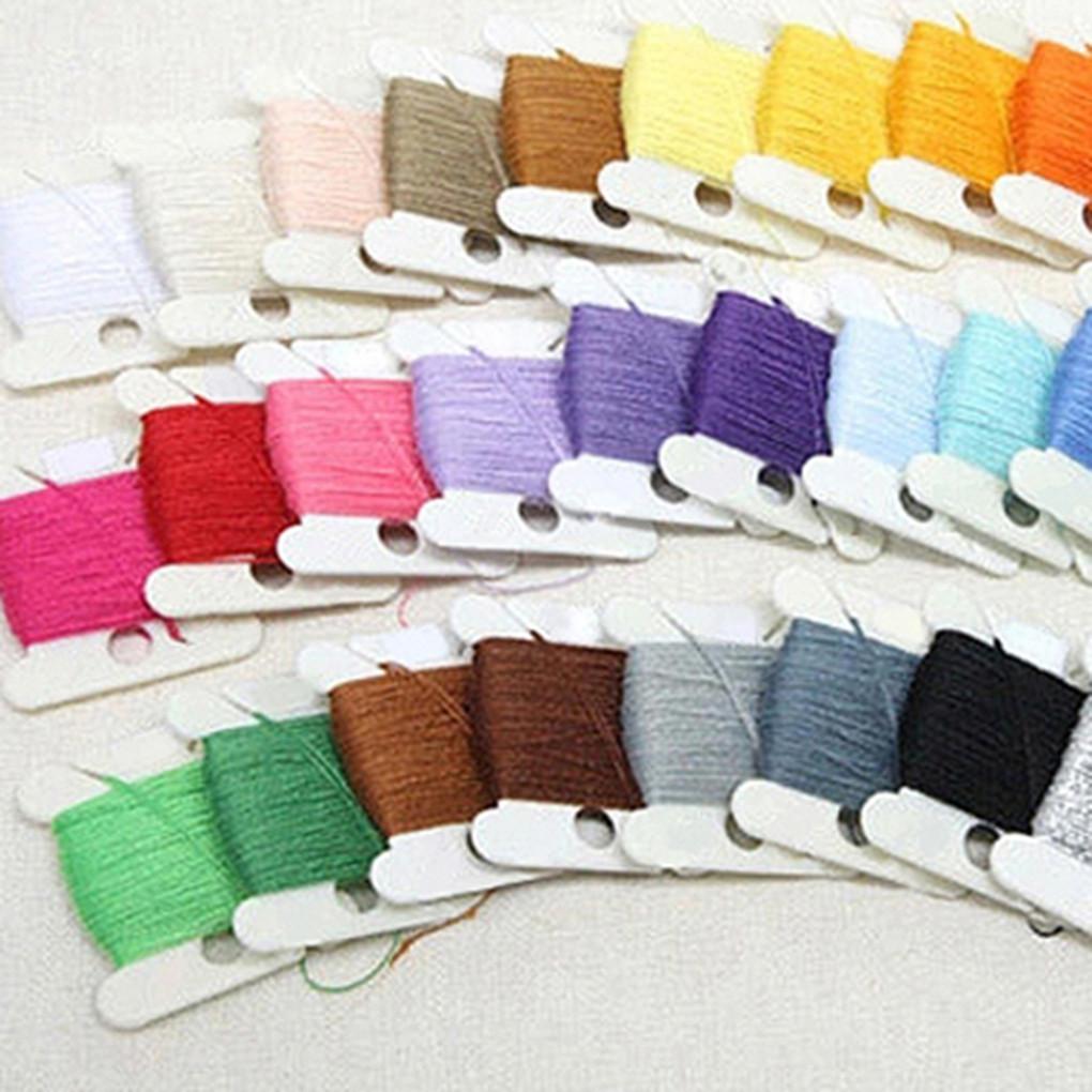 50 Pieces Thread Winding Board Embroidery Crosstitch Plate Spool Organizer Sewing Knitting Quilting Wire String Winder