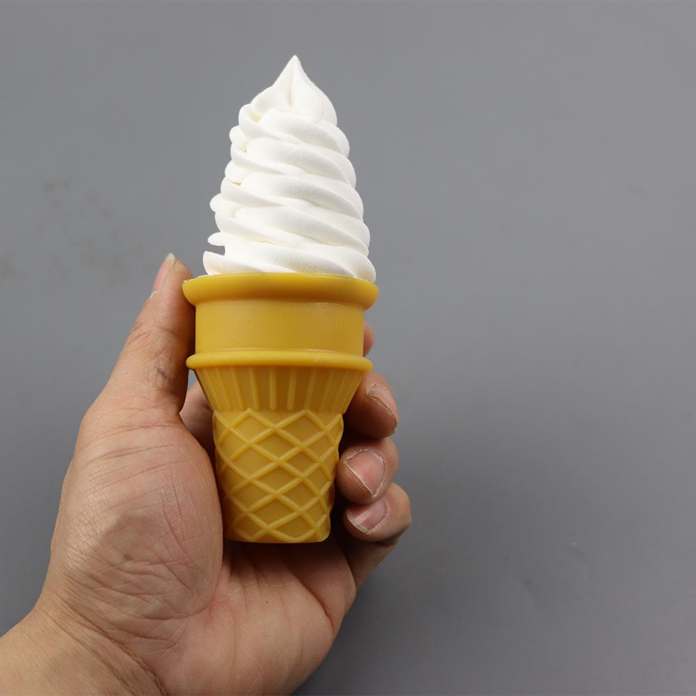 Simulation Ice Cream Cone Magnet Dessert Toy Model for Shop Display Decoration