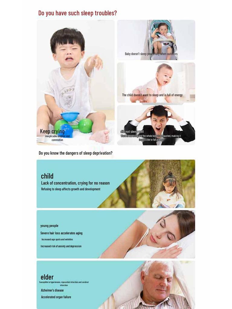 Baby Soothing Sleep Aid - White Noise & Music for Calming Crying Infants
