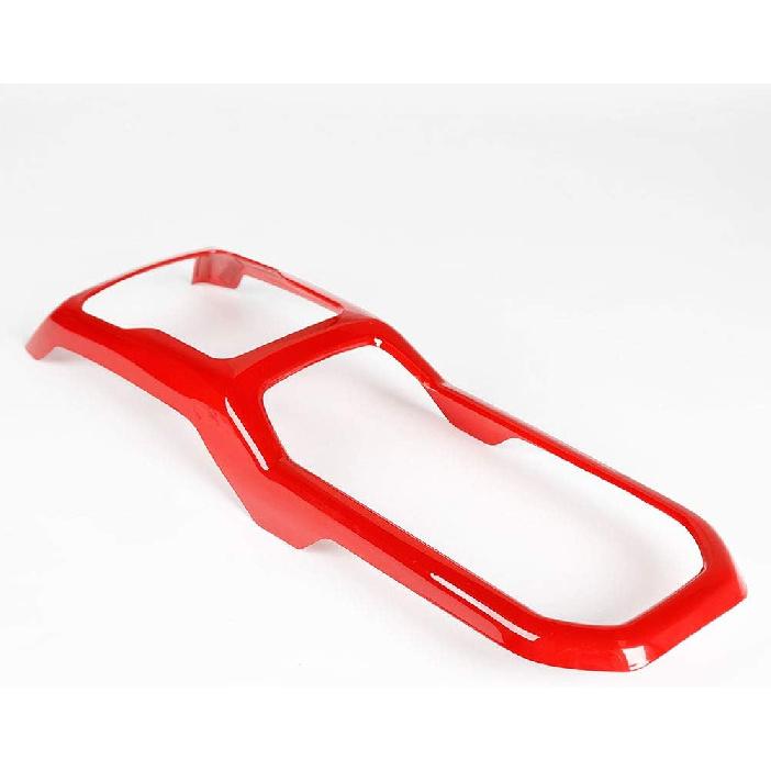 JeCar Interior Gear Shift Cup Holder Panel Cover Trim Fit for Jeep Wrangler JL JLU Gladiator JT 2018-2024 2025 2026+ (Red)