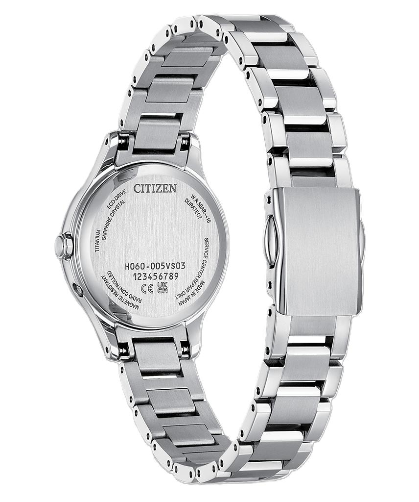 Citizen Xc Eco-Drive Funkgesteuerte Super Titanium Limited Solar Damenuhr ES9490-95L