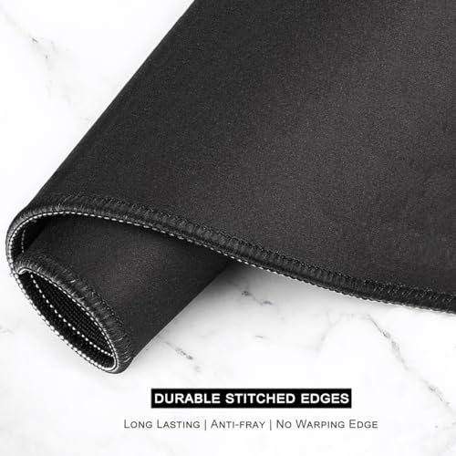 Quiet night sky long large size mouse pad edge lock thickened rubber table pad 800x300x3mm