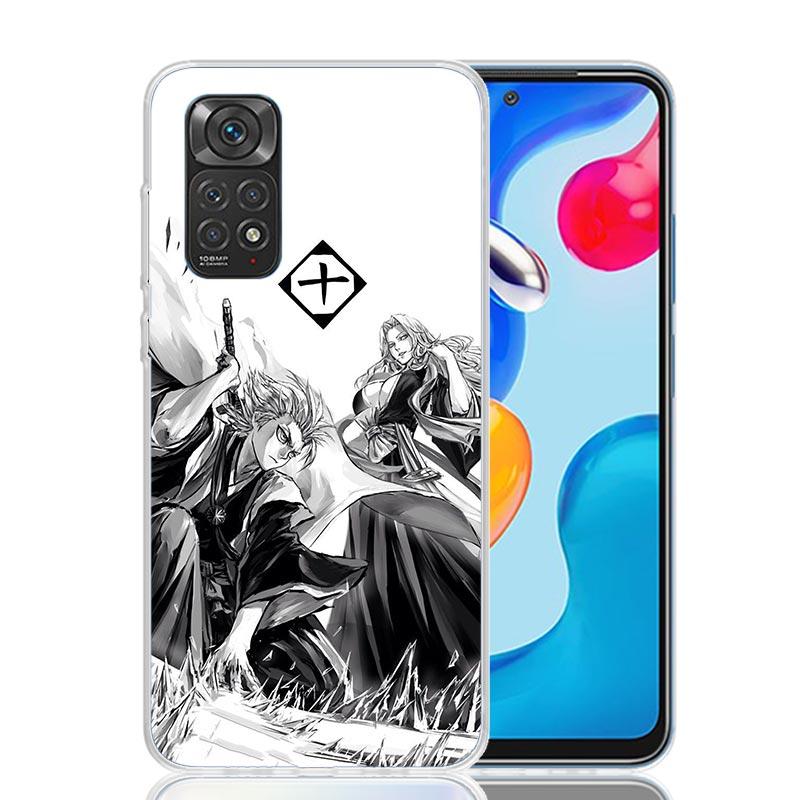 Hitsugaya Toushirou Bleach Phone Case For Xiaomi Redmi Note 15 14 13 12S 12 Pro Plus 11S 11E 11 11T 10S 10 Art Soft Pattern Cove