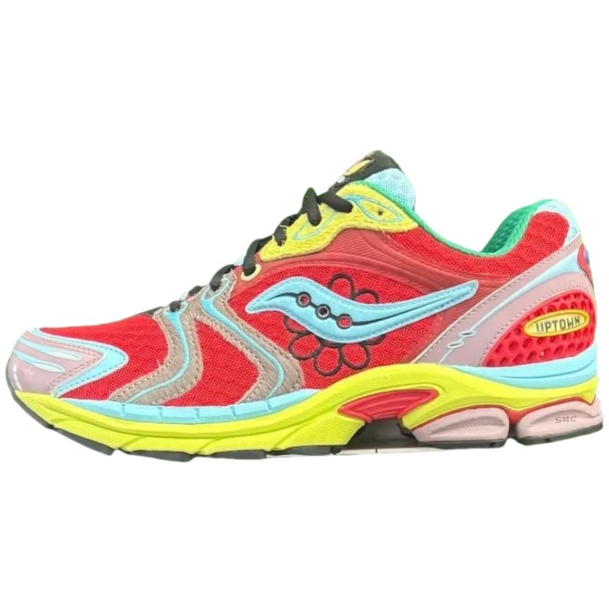 Jae Tips x Saucony ProGrid Triumph Victory 4 Abrasion Resistant Low top Running Shoes Unisex Red Blue S70966-1