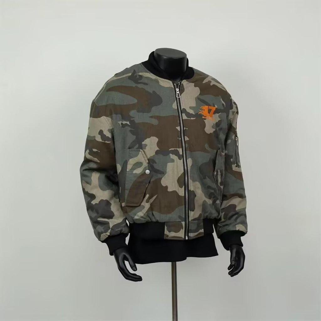 Men's Plus Size Japanese Style Camouflage Embroidery Jacket