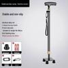 Folding Telescopic Walking Cane: Non-slip, Anti-fall, Lightweight Stick for Seniors & Patients