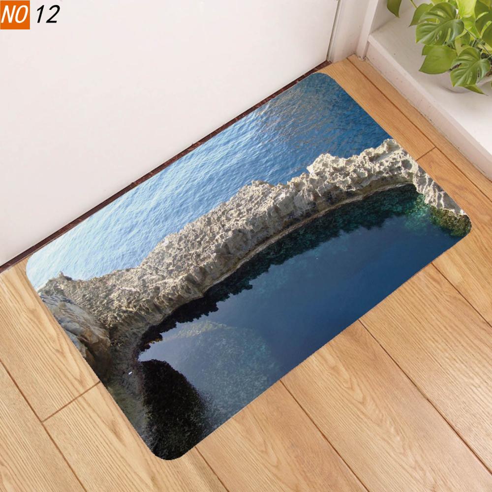 Buy 1PC 40x60cm Black Hole Printed Doormat Door Mat Entrance Rug Home