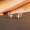 Star Stud Earrings Women'S Exquisite And Small Design Ear Hole Earrings Premium Earrings