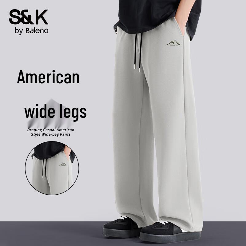 

Baleno S&K Men s Loose Straight-Leg Casual Pants 3XL