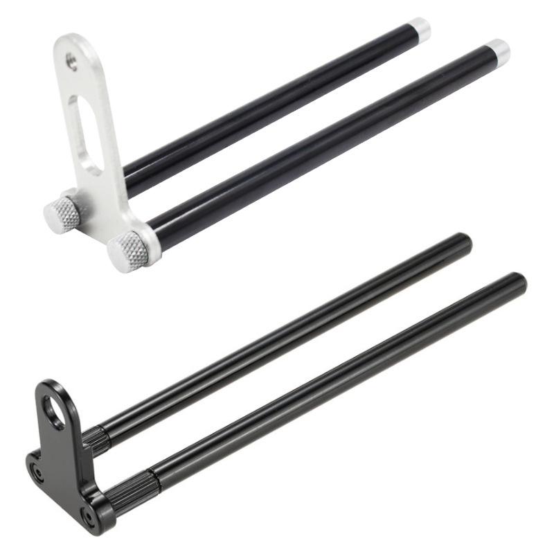 Carp Fishing Accessories Aluminium Alloy Snag Bars Ears Black For Bite Alarms Windproof Carp Fishing Tackle Rod Support