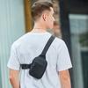 Nylon Mobile Phone Bag Multipocket Small Shoulder Bag Fashion Men Chest Bag  Workout