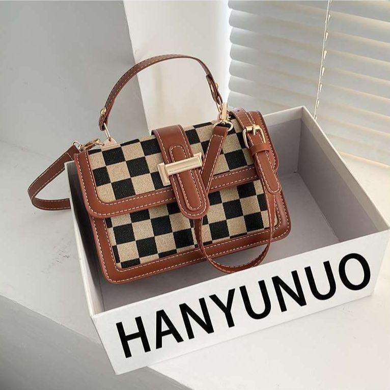 New Small Square Bag, Versatile Shoulder Messenger Bag Casual Women's Bag