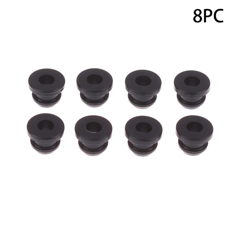 8/10Pcs Black Effective Reduce Scratches High-Temperature-Resistant Rv Stove Rubber Grommet Rv Car Accessories