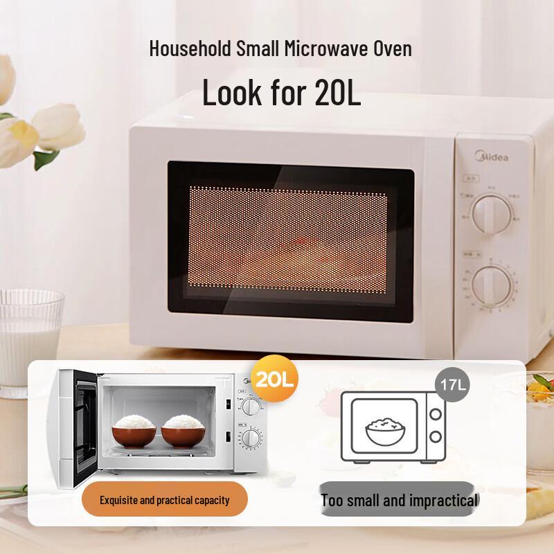 Midea 20L Compact Microwave Oven CN Plug (adapter Included)