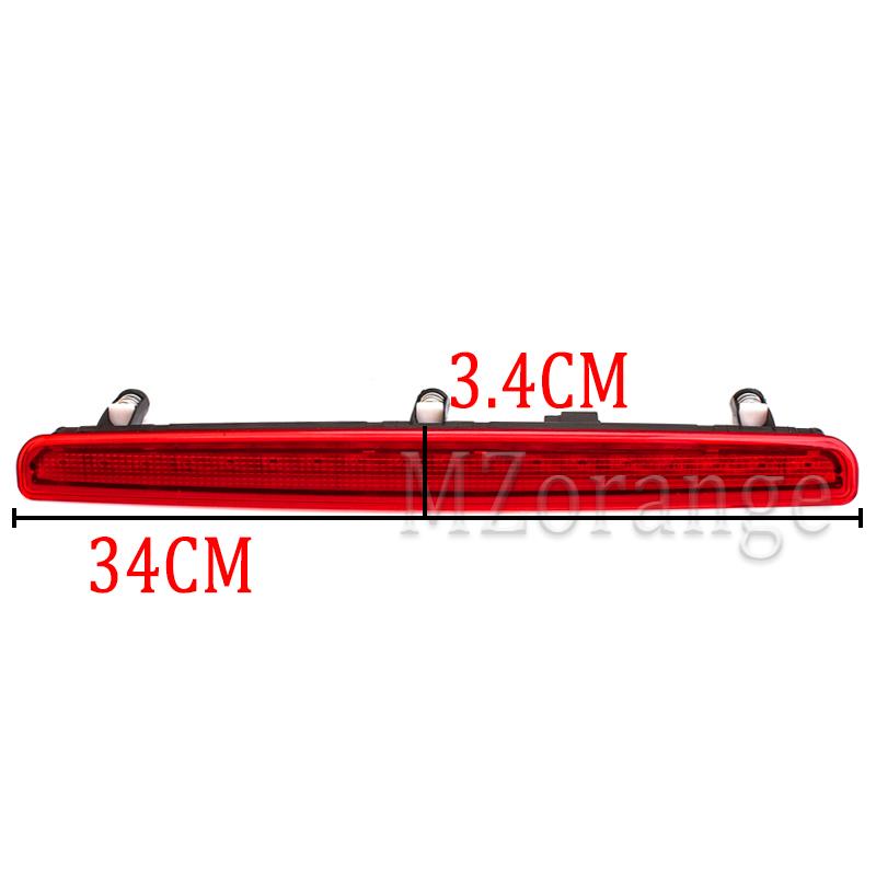 LED High Level Bremse Stop Licht Ersatz für Volkswagen Multivan T5 2003-2015 Rote Linse Hinten Stop Warnung Lampen 7E0945097A
