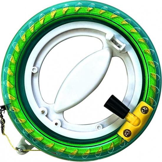 

HENGDA KITE Professional Outdoor Kite Line Winder Winding Reel Grip Wheel with Flying Line String Flying Tools with Lock,Kite String Spool green 14cm