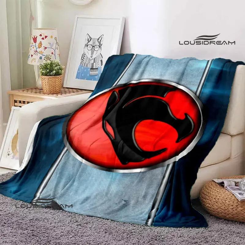 Thundercats Cartoon-Druckdecke, warme Decke für Kinder, T-Flansch-Decke, Heimreisedecke, Bettauskleidung, Geburtstagsgeschenk