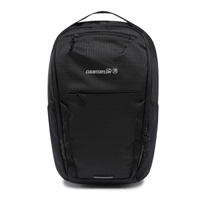 Li Ning Polyester Backpack Unisex Basic Black ABSW307-1