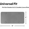 2 Pack Universal License Plate Frame