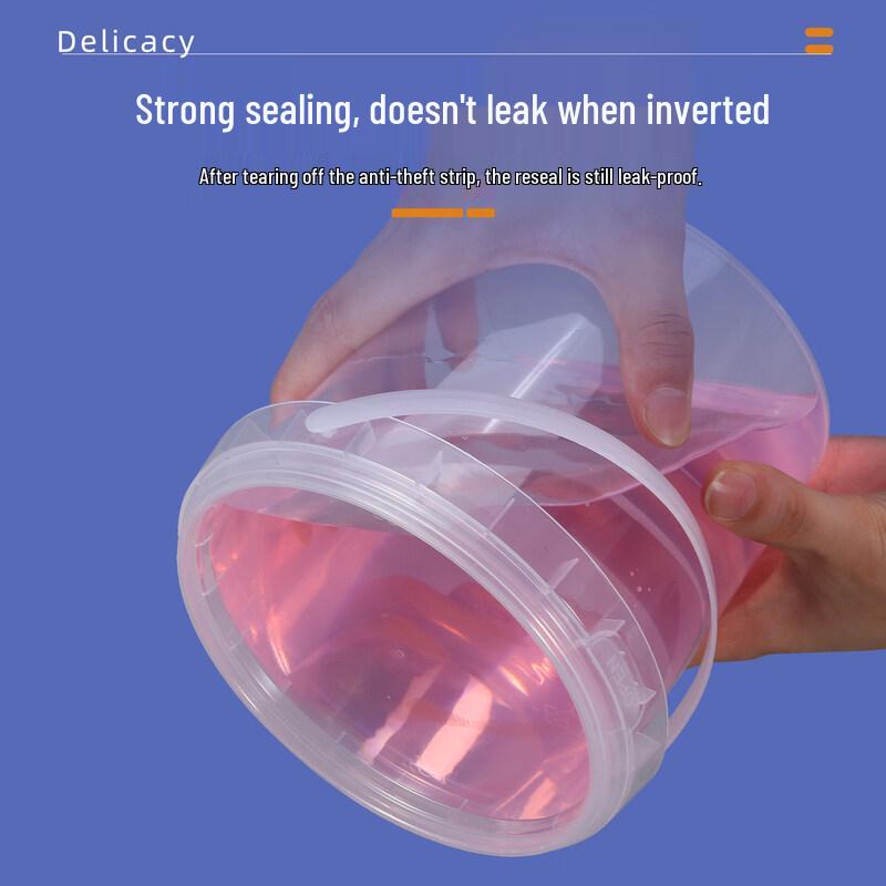 ZISIZ Sealed Plastic Paint Bucket