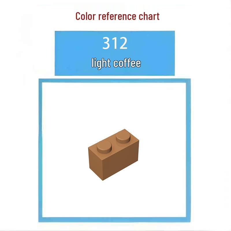MOC Building Blocks: 1x8x6 Door Frame Stone Wall (Model 40242), Small Particle Compatible Standard