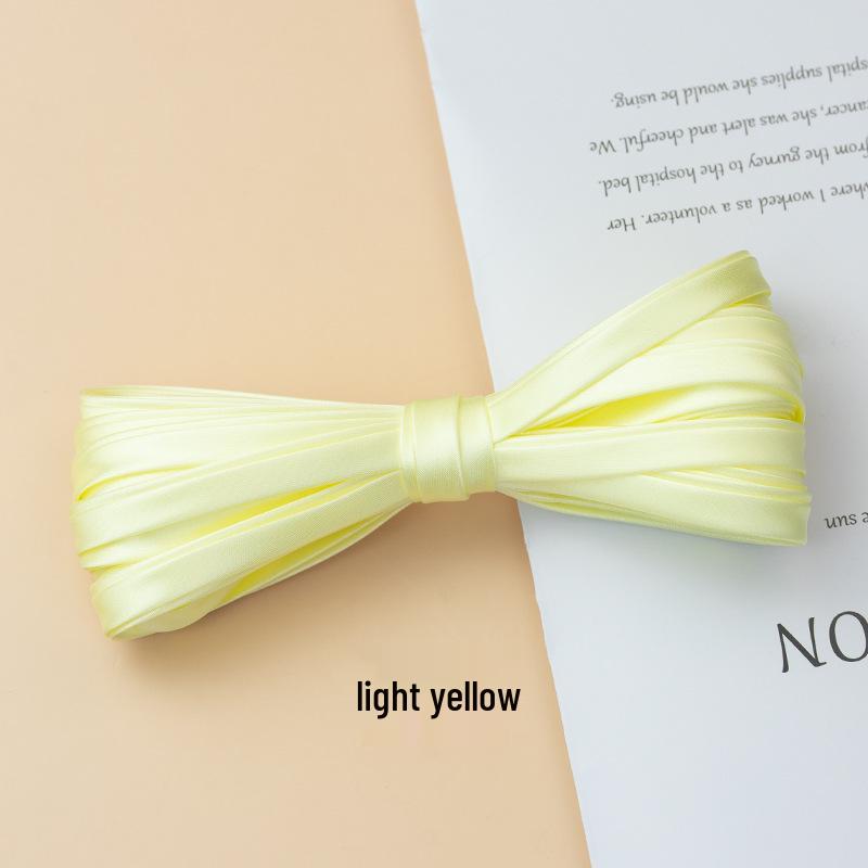 Hengmeihe Cheongsam 1cm Piping Trim: Four-Fold Non-Iron Imitation Silk Hemming Ribbon