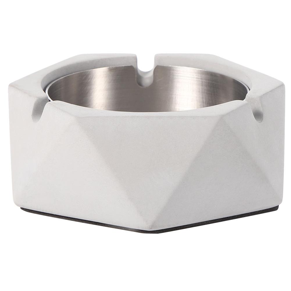 Nordic   Geometric Cement Ashtray Cigarette Ashes Tray Holder for Home Living Room