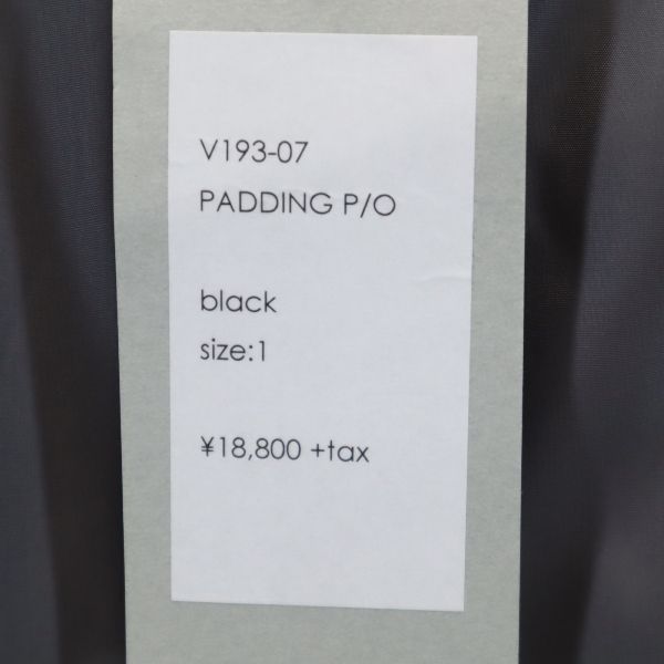 Unused VAST222 19AW Made In Japan Batting Jacket 1 Black Pullover Men's Used
