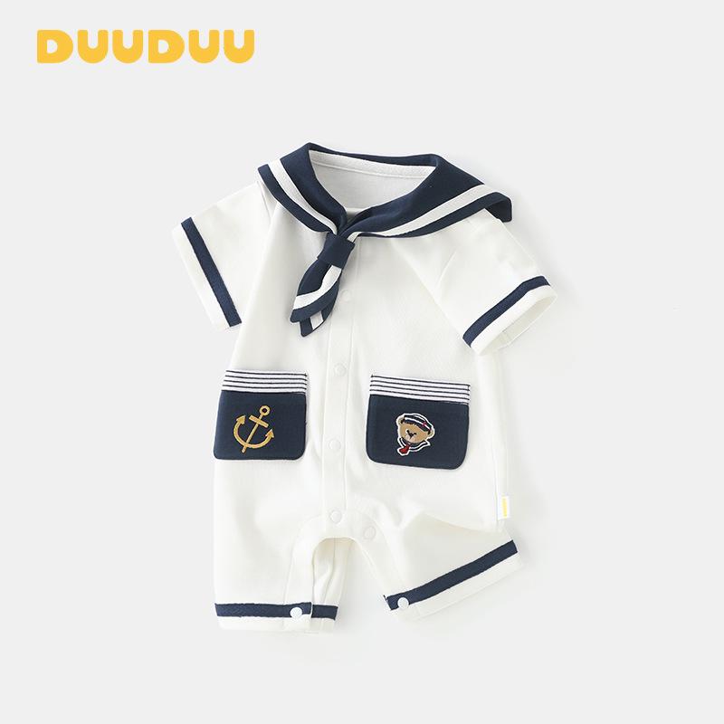 

DUUDUU Navy 2025 Summer Romper 100 cm бежевий