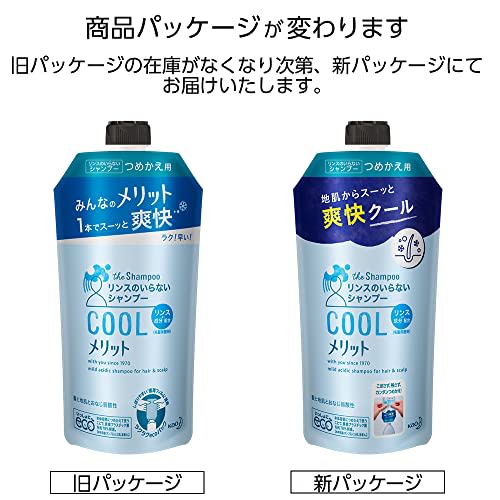 Benefits No-rinse Shampoo Cool Type Refill 340ml 340ml (x 1)