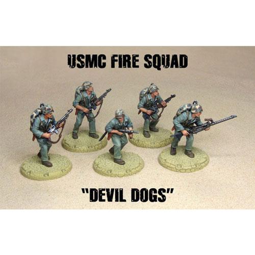 Dust Allies USMC Fire Squad "Devil Dogs
