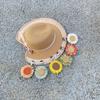 Spring Summer New Lazy Travel Hat Clip Sunflower Bag Clip Outdoor Backpack Luggage Organizer Multi-Purpose Straw Hat Clip
