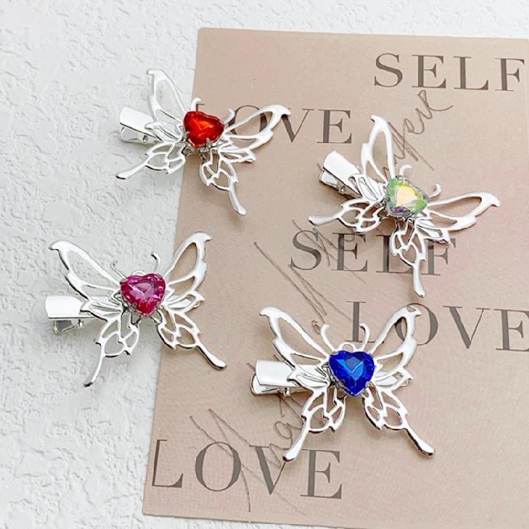Elegant Butterfly Hair Clip Metal Hair Clip Korean Hairpin Female Side Clip Hot Girl Hair Decors Women Fashion Barrettes