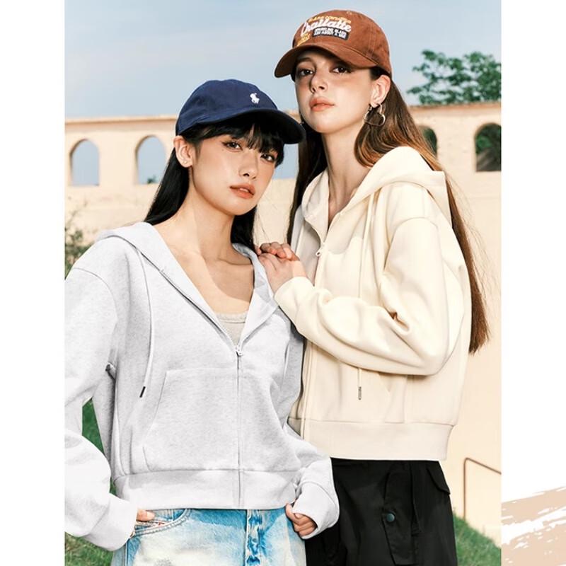 Warrior Women's Retro American Cropped Hooded Sweatshirt