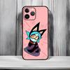 Fantasy Anime P-Psychocuties Mimi Phone Case Black Matte Thin Phone Case For iPhone17 16 15 14 13 ProMax