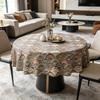 Home Kitchen Dining Room Decoration Modern Style Cotton Round Tablecloth