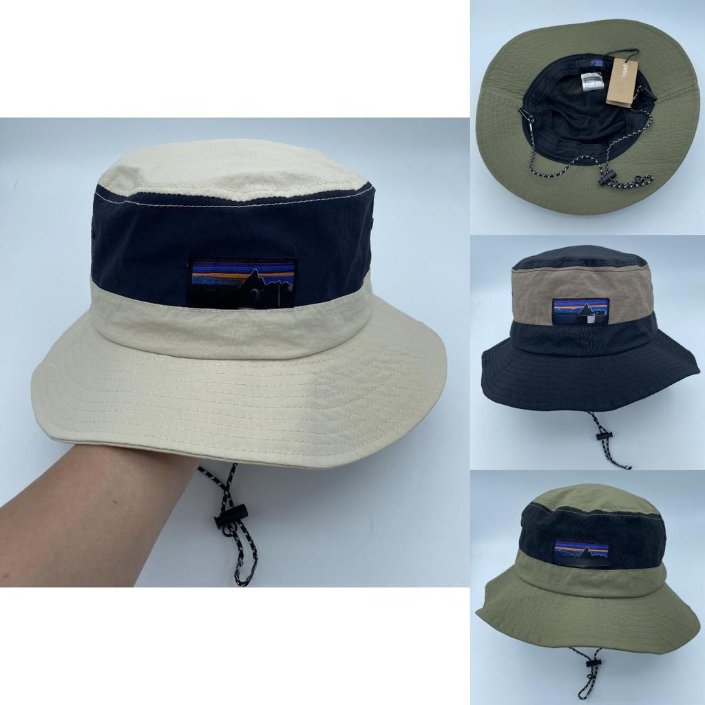 Summer Nylon Fisher Hat With Wide Brim And Sun Protection For Outdoor Activities