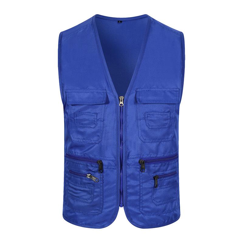 Outdoor Fishing Vest Multi-pocket Vest Men's Volunteer Volunteer Advertising Small Reporter Photography Overalls Vest