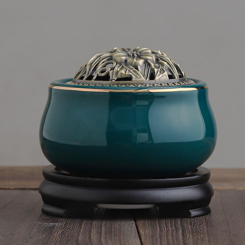 Adjustable Temperature Ceramic Incense Burner & Aroma Diffuser