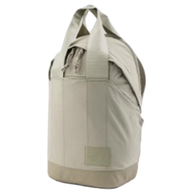The North Face 20L Unifarbener Mode-Rucksack mit Reißverschluss Damenrucksack Lehmgrau NF0A81DT-1I4
