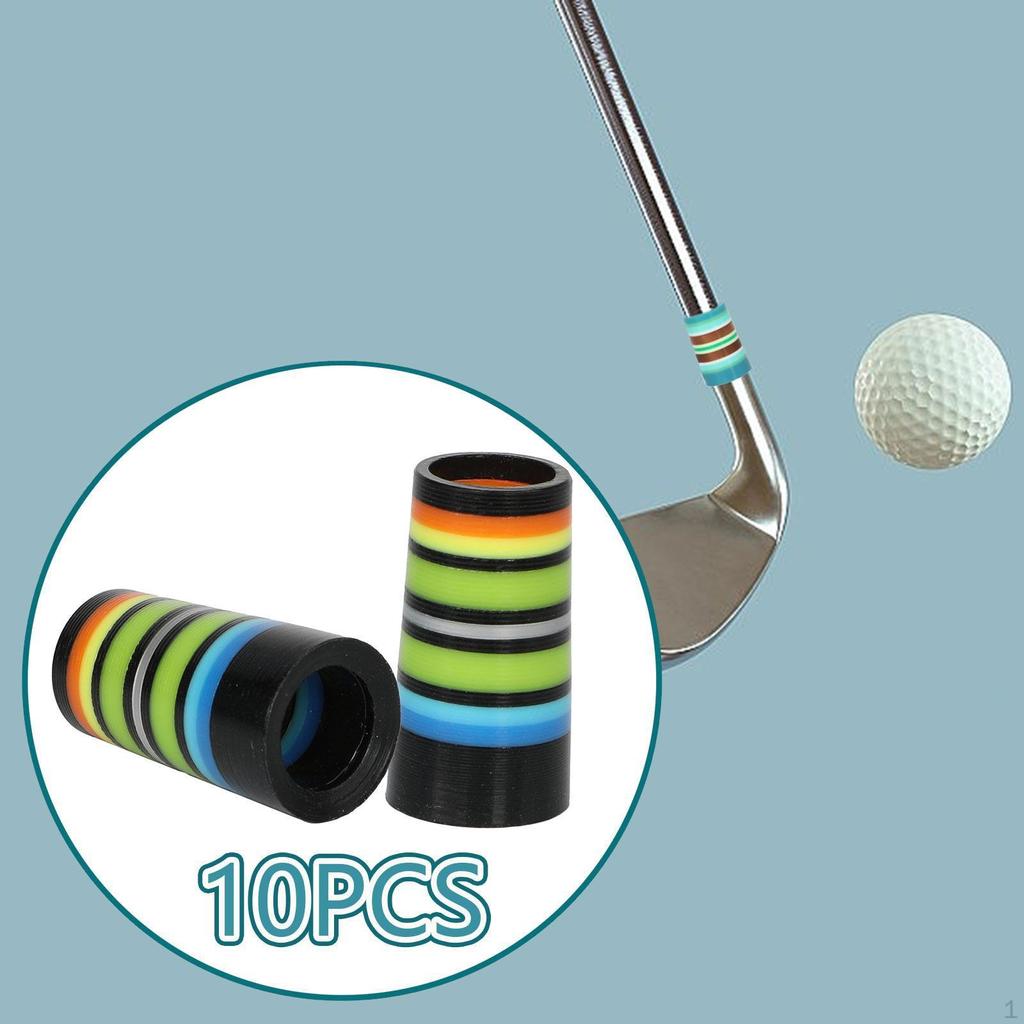 10 Golf Iron Ferrules for Taper Tip Adapter .370 Replacement Parts Wedge