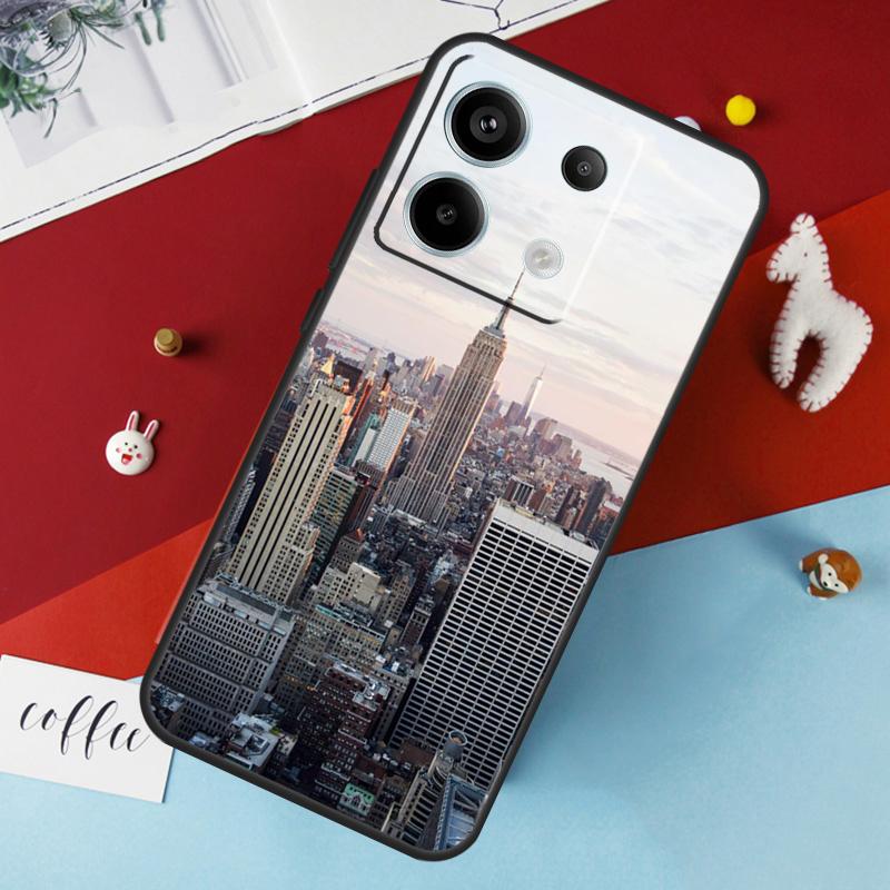 

New York City Case For Xiaomi Redmi Note 13 Pro 14 12 11 10 15 Pro Plus Redmi 10C 12C 13C 14C 15C 15 Cover Redmi Note 12 Pro 5G