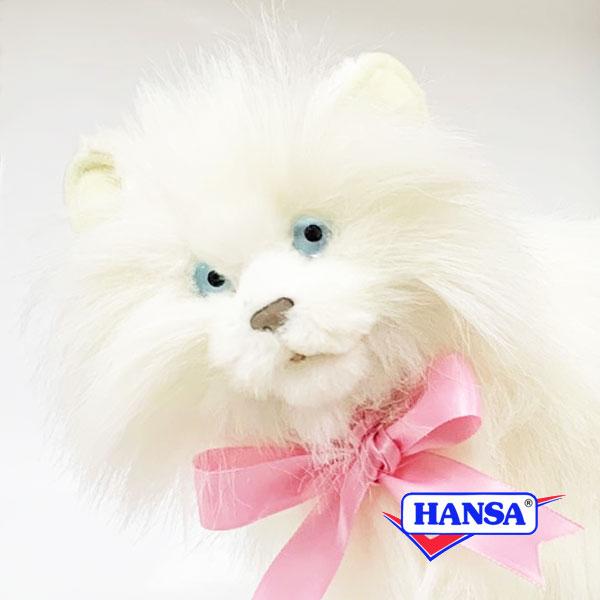 HANSA Stuffed Toy 4222 White Cat Cat White Cat Realistic Animal