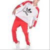 adidas Originals Blueliner Trefoil Mesh Three-Quarter Sleeve T-Shirt Men Tops White Red FM1586