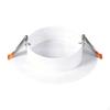 Wall Hole Cover White GripFastened Round Home Repair