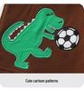 European Style Boys' Dinosaur Embroidered Cotton Shorts - Trendy Summer Casuals for Toddlers