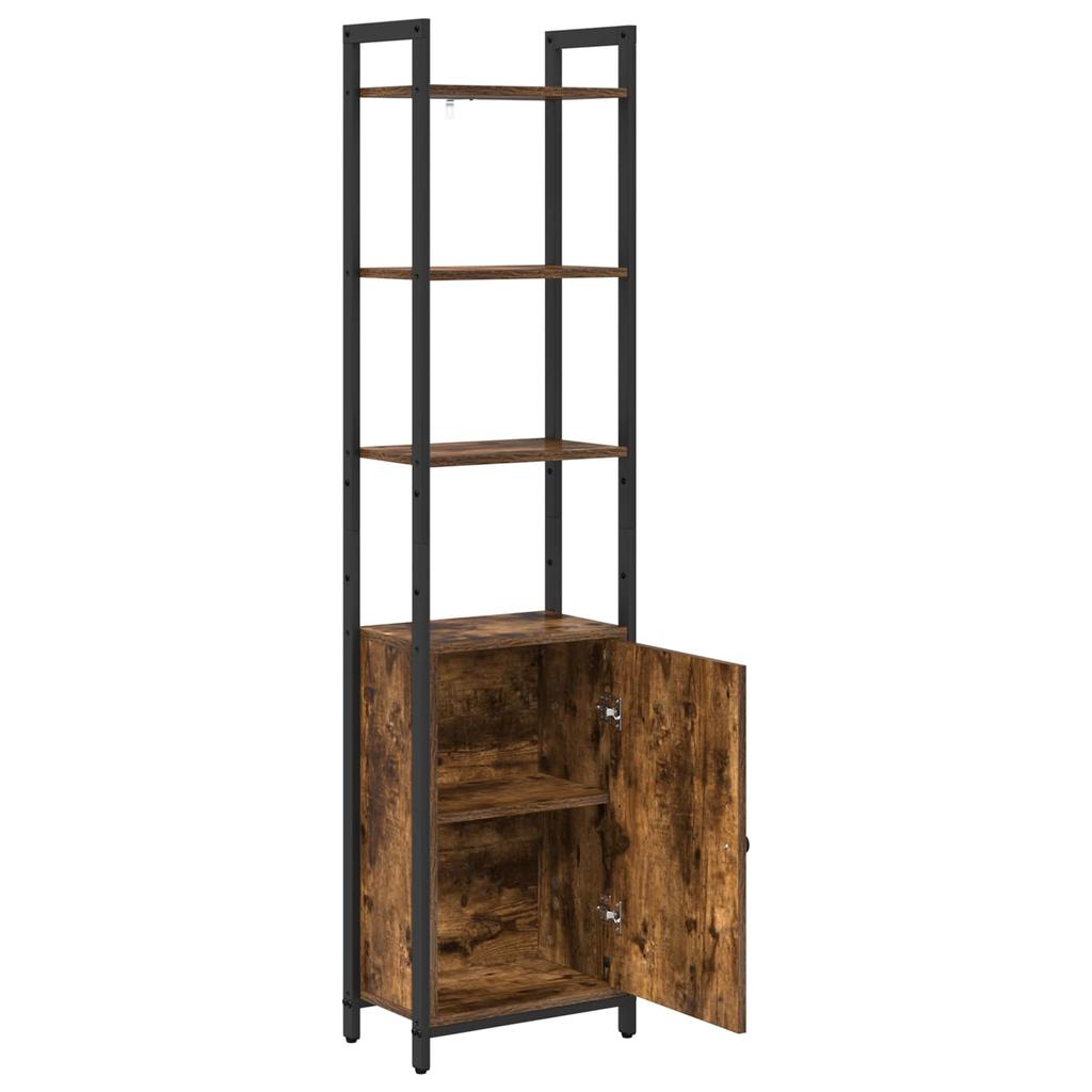 Bookshelf Smoked Oak 40 x 24 x 161 cm Particleboard